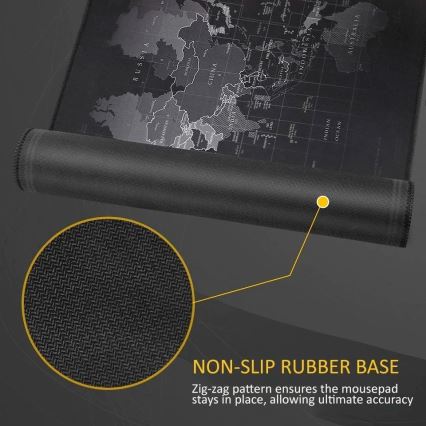 Winner Group - Alátét billentyűzethez és egér 30x75 cm világ