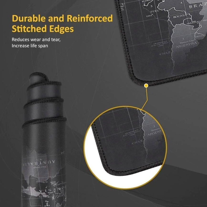 Winner Group - Alátét billentyűzethez és egér 30x75 cm világ