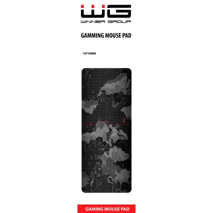 Winner Group - Alátét billentyűzethez és egér 30x75 cm világ