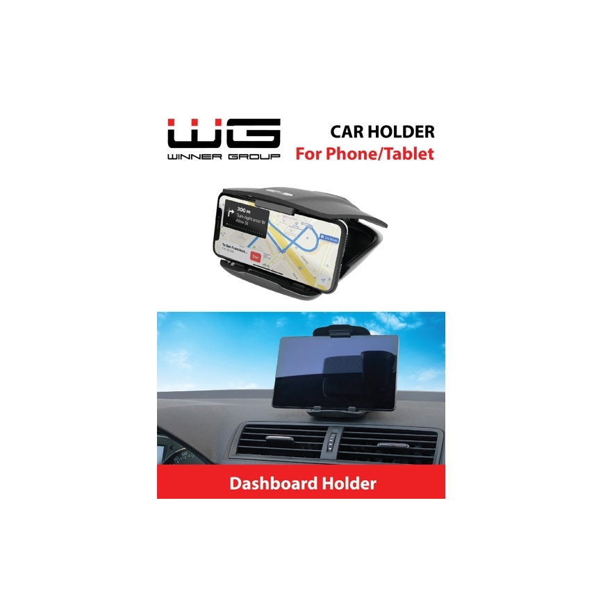 Winner Group - Autós telefon tartó tapadókoronggal fekete