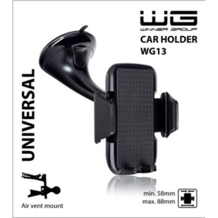 Winner Group - Autós telefontartó szélvédőre, fekete