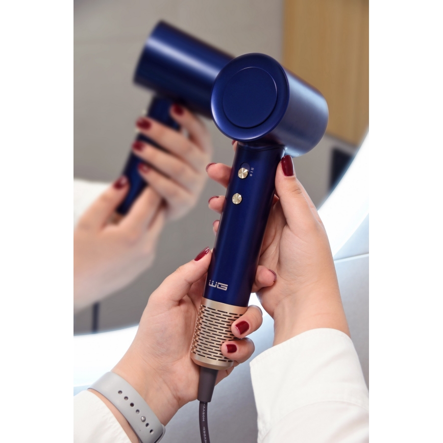 Winner Group - Hajszárító ionizátorral Elegance Air 1600W/230V kék SCHUKO