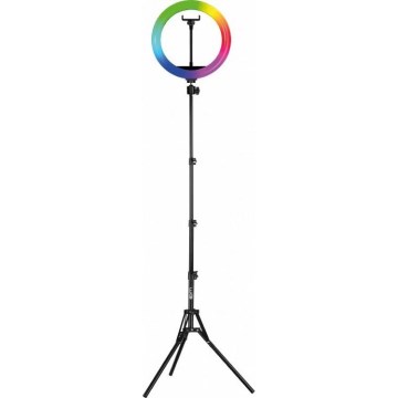 Winner Group - LED RGB fényerőszabályozható állólámpa állvánnyal és vlogtartóval LED/10W/5V