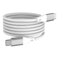 Winner Group - Mágneses USB kábel USB-C / USB-C 60W 1m fehér