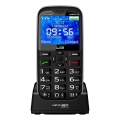 Winner Group - Mobiltelefon időseknek, 1600 mAh, fekete