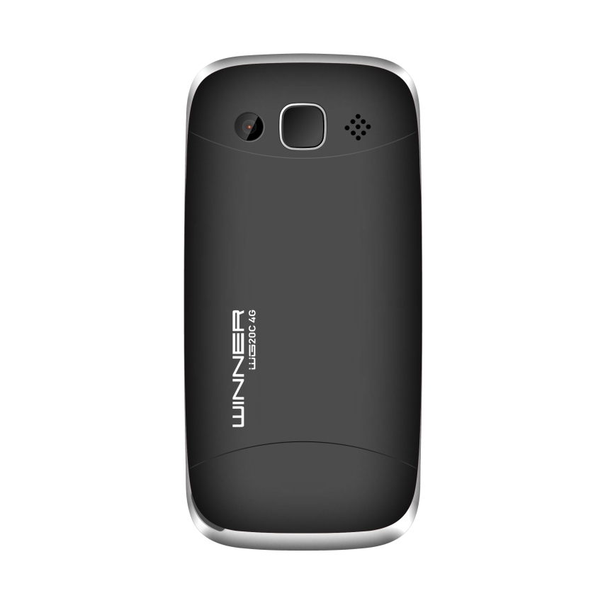 Winner Group - Mobiltelefon időseknek, 1600 mAh, fekete