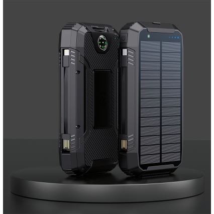 Winner Group - Power Bank vezeték nélküli töltéssel és napelemmel 20000 mAh 20W PD