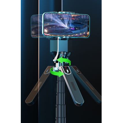 Winner Group - Szelfi bot 3in1 állvánnyal 55 mAh 180 cm fekete