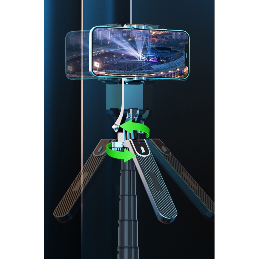 Winner Group - Szelfi bot 3in1 állvánnyal 55 mAh 180 cm fekete