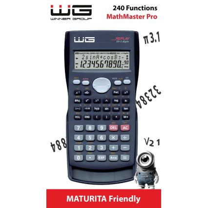 Winner Group - Tudományos számológép MathMaster Pro 1xLR44 fekete