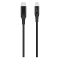 Winner Group - USB kábel MFI Lightning / USB-C 1m fekete
