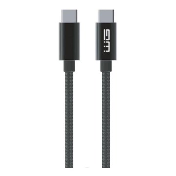 Winner Group - USB vezeték USB-C / USB-C 60W 20cm fekete