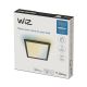 WiZ - LED Dimmelhető mennyezeti lámpa SUPERSLIM LED/12W/230V 2700-6500K Wi-Fi fekete
