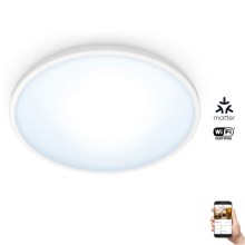 WiZ - LED Dimmelhető mennyezeti lámpa SUPERSLIM LED/14W/230V 2700-6500K Wi-Fi fehér