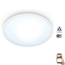 WiZ - LED Dimmelhető mennyezeti lámpa SUPERSLIM LED/16W/230V 2700-6500K Wi-Fi fehér