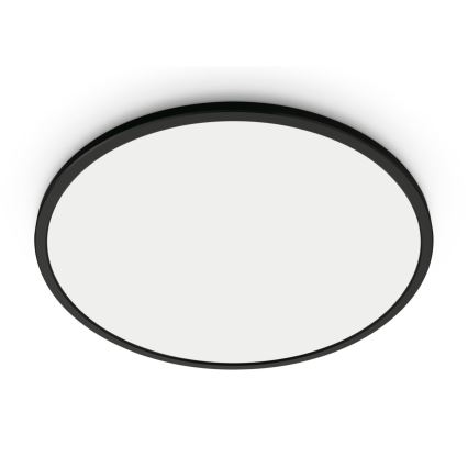 WiZ - LED Dimmelhető mennyezeti lámpa SUPERSLIM LED/16W/230V 2700-6500K Wi-Fi fekete