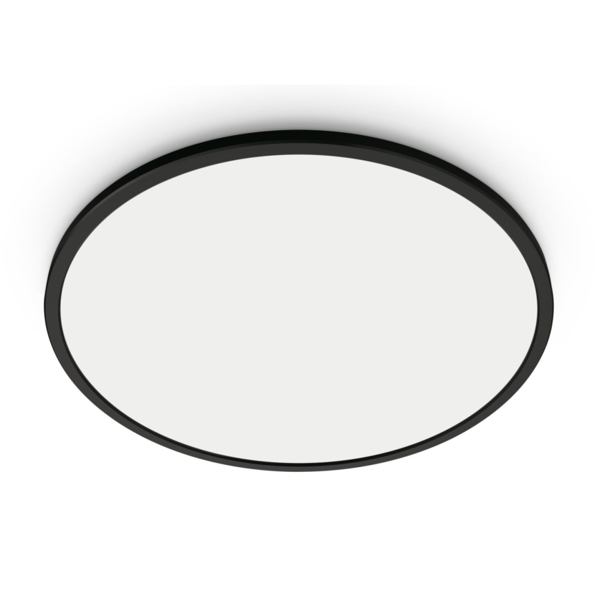 WiZ - LED Dimmelhető mennyezeti lámpa SUPERSLIM LED/16W/230V 2700-6500K Wi-Fi fekete