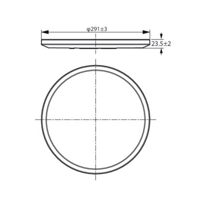 WiZ - LED Dimmelhető mennyezeti lámpa SUPERSLIM LED/16W/230V 2700-6500K Wi-Fi fekete