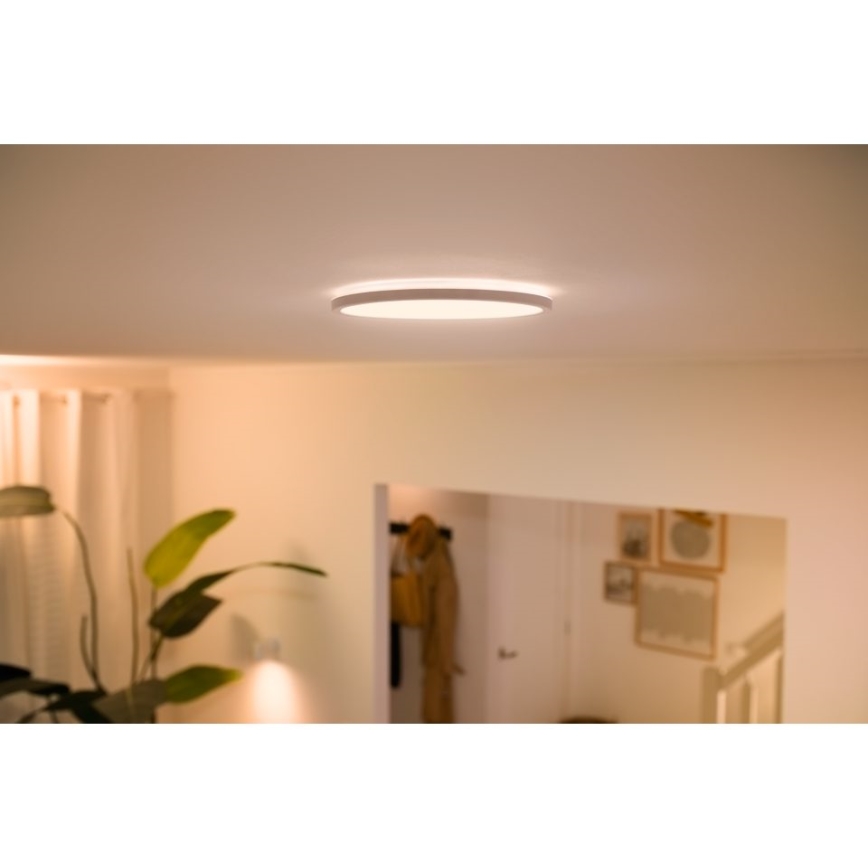 WiZ - LED Dimmelhető mennyezeti lámpa SUPERSLIM LED/22W/230V 2700-6500K Wi-Fi fehér