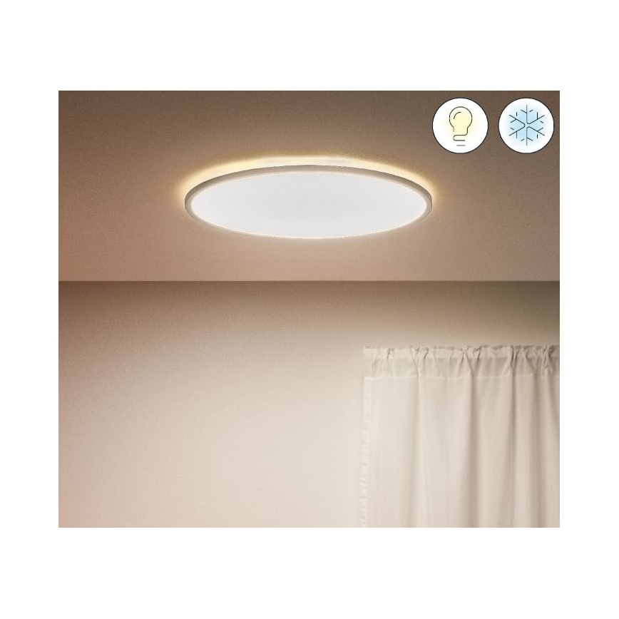 WiZ - LED Dimmelhető mennyezeti lámpa SUPERSLIM LED/32W/230V 2700-6500K Wi-Fi fehér
