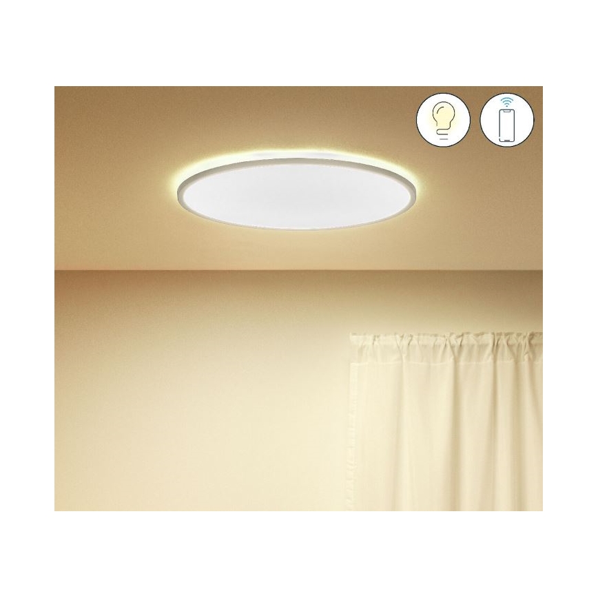 WiZ - LED Dimmelhető mennyezeti lámpa SUPERSLIM LED/32W/230V 2700-6500K Wi-Fi fehér