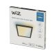 WiZ - LED Dimmelhető mennyezeti lámpa SUPERSLIM LED/36W/230V 2700-6500K Wi-Fi fekete