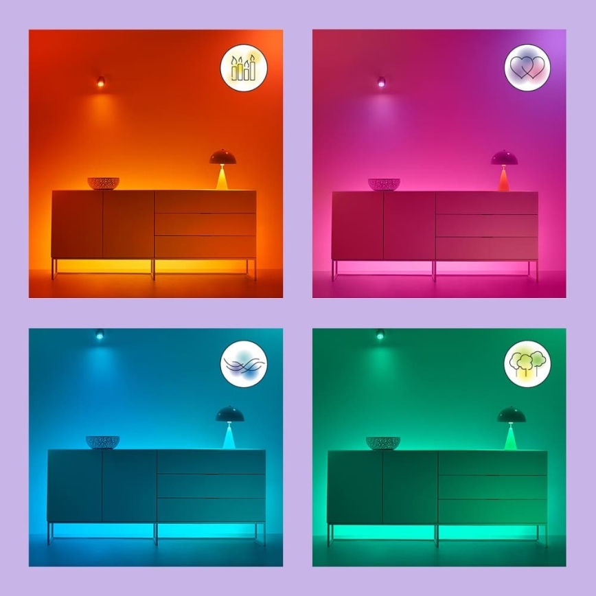 WiZ - LED RGB Dimmelhető mennyezeti lámpa SUPERSLIM LED/32W/230V 2700-6500K Wi-Fi fehér