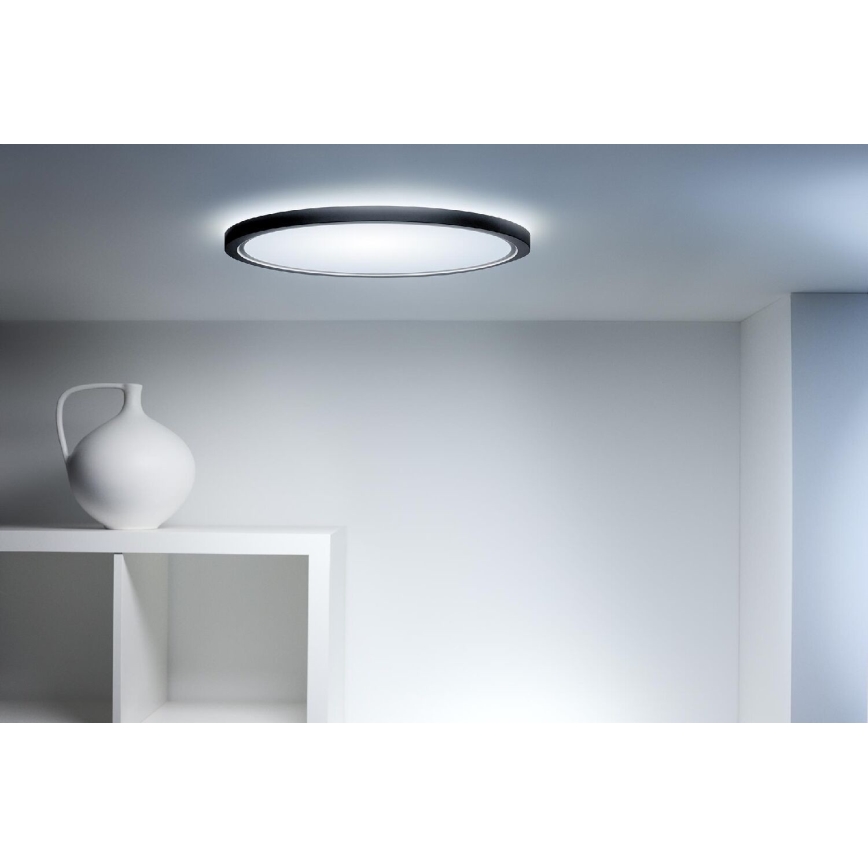WiZ - LED RGB Dimmelhető mennyezeti lámpa SUPERSLIM LED/32W/230V 2700-6500K Wi-Fi fekete