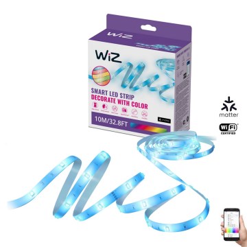 WiZ - LED RGB dimmelhető szalag 10m LED/12W/230V Wi-Fi