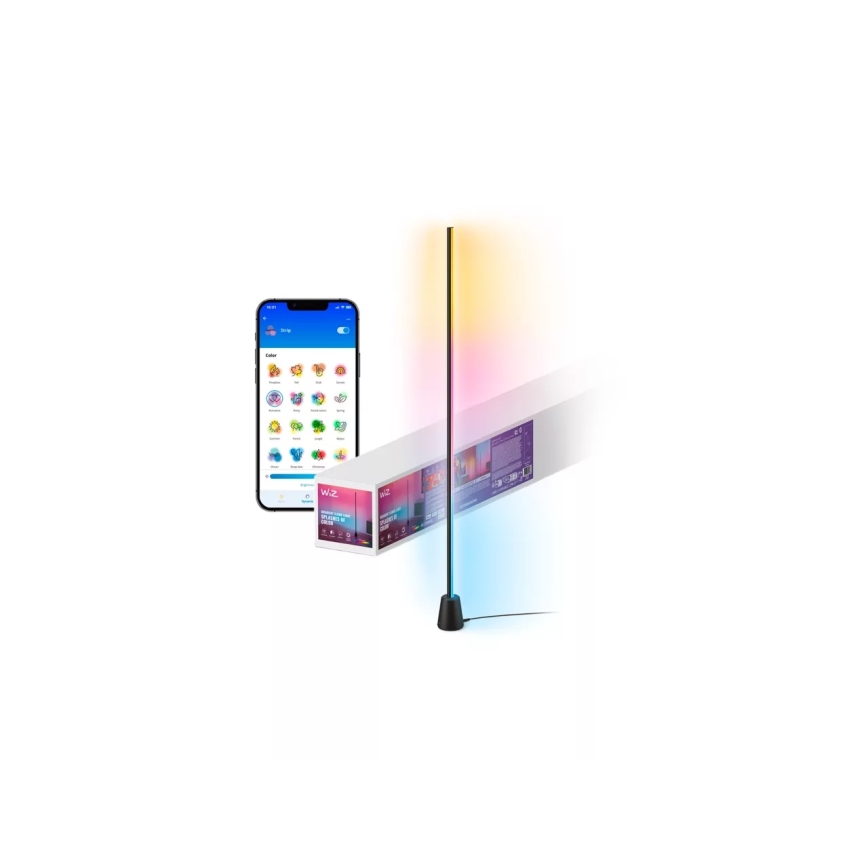 WiZ - LED RGBIC Fényerőszabályozható állólámpa GRADIENT LED/9,7W/230V 2700-6500K Wi-Fi