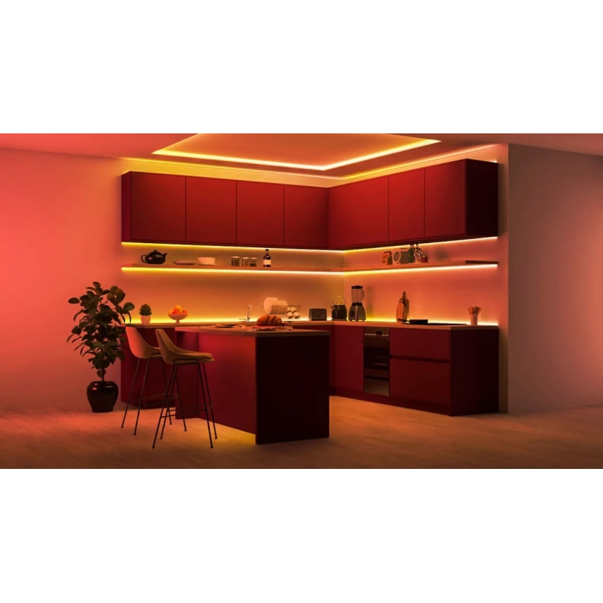 WiZ - LED RGBIC dimmelhető szalag 4m LED/10,2W/5V 2700-6500K Wi-Fi