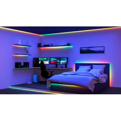 WiZ - LED RGBIC dimmelhető szalag 4m LED/10,2W/5V 2700-6500K Wi-Fi