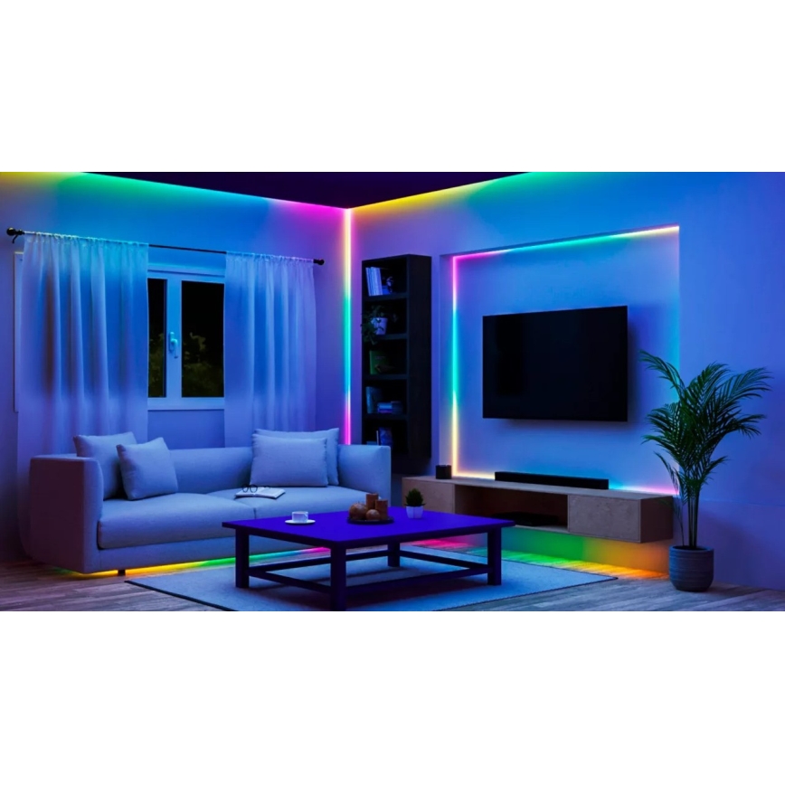 WiZ - LED RGBIC dimmelhető szalag 4m LED/10,2W/5V 2700-6500K Wi-Fi