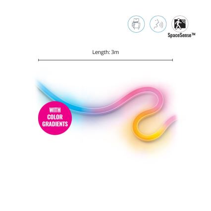 WiZ - LED RGBW Dimmelető szalag 3m LED/24W/230V 2700-5000K Wi-Fi