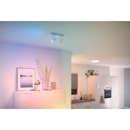 WiZ - LED RGBW Dimmelhető spotlámpa IMAGEO 1xGU10/4,9W/230V CRI 90 Wi-Fi fekete