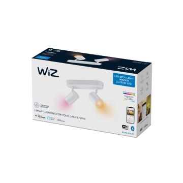 WiZ - LED RGBW Dimmelhető spotlámpa IMAGEO 2xGU10/4,9W/230V 2200-6500K Wi-Fi CRI 90 fehér