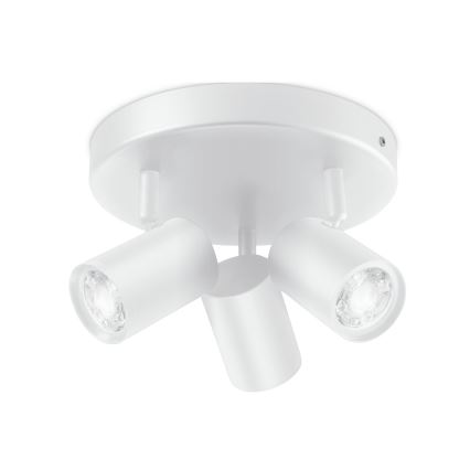 WiZ - LED RGBW dimmelhető spotlámpa IMAGEO 3xGU10/4,9W/230V 2200-6500K Wi-Fi CRI 90 fehér