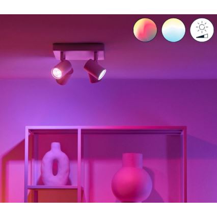 WiZ - LED RGBW dimmelhető spotlámpa IMAGEO 4xGU10/4,9W/230V 2200-6500K Wi-Fi CRI 90 fehér