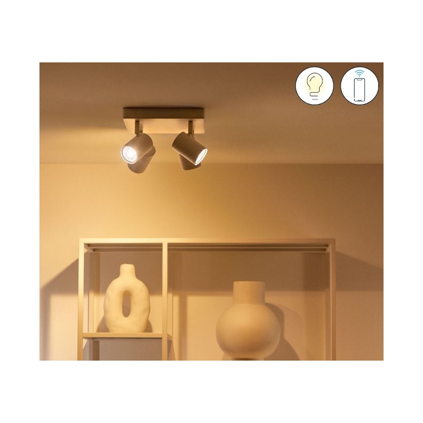 WiZ - LED RGBW dimmelhető spotlámpa IMAGEO 4xGU10/4,9W/230V 2200-6500K Wi-Fi CRI 90 fehér