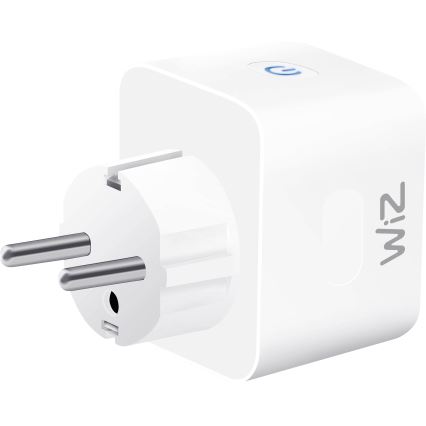 WiZ - Okos konnektor F 2300W + powermeter Wi-Fi SCHUKO