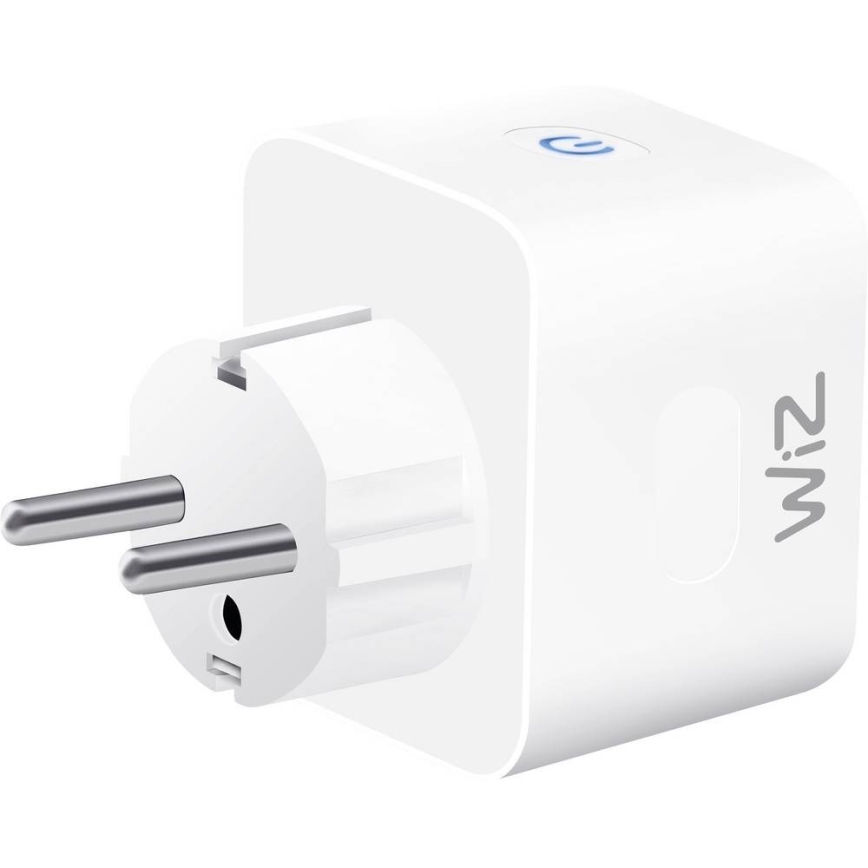 WiZ - Okos konnektor F 2300W + powermeter Wi-Fi SCHUKO