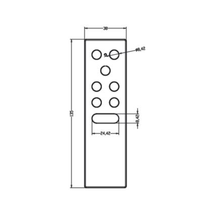WiZ - Távirányító WIZMOTE 2xAAA Wi-Fi