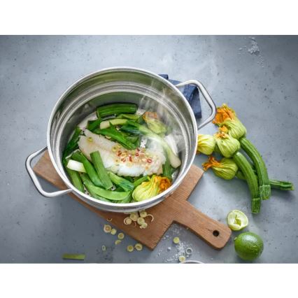 WMF - 20 cm átmérőjű rozsdamentes acél gőzölőbetét