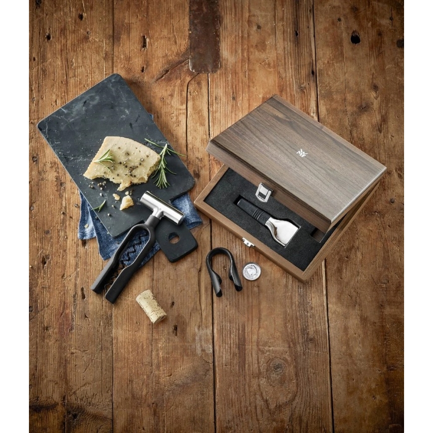 WMF - 3 darabos sommelier szett, dió