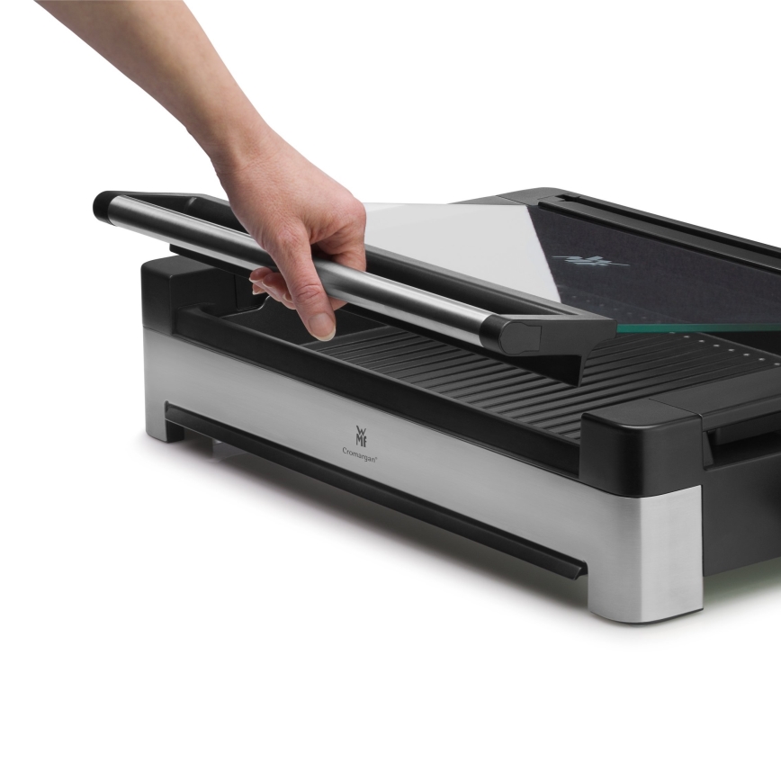 WMF - Asztali elektromos grill fedéllel LONO 2200W/230V rozsdamentes
