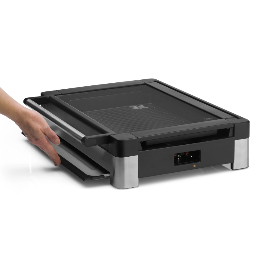 WMF - Asztali elektromos grill fedéllel LONO 2200W/230V rozsdamentes
