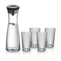 WMF - Basic vízkaraffa 1 l + 4 db pohár