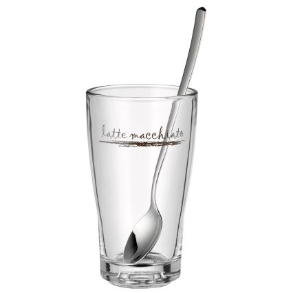 WMF - Latte macchiato pohár és kanál készlet CLEVER & MORE 6 db
