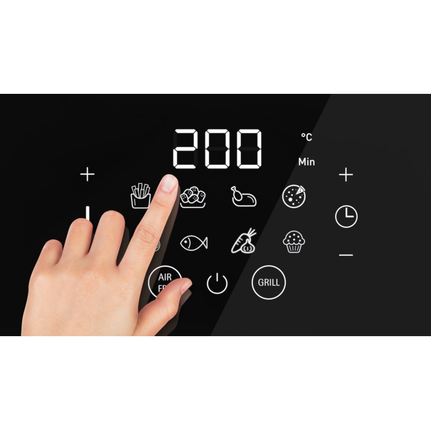 WMF - Forró levegős sütő MULTI TASTE 1550W/230V fekete