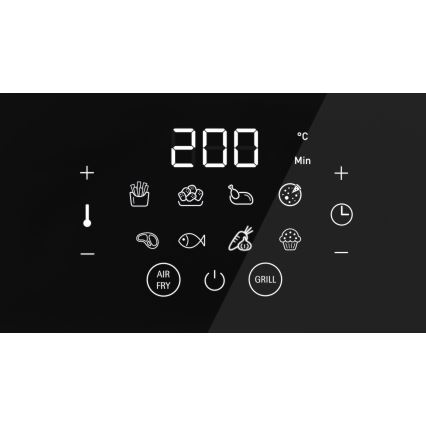 WMF - Forró levegős sütő MULTI TASTE 1550W/230V fekete